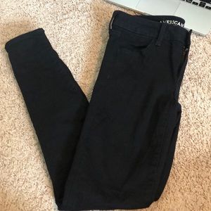 American Eagle SuperSuper Stretch Black 0 Jegging